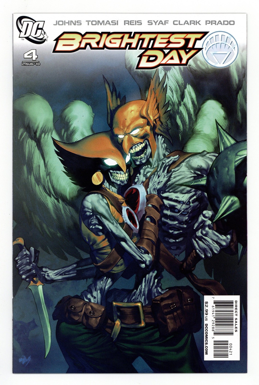Brightest Day #4B Riso 1:25 Variant VF- 7.5 2010