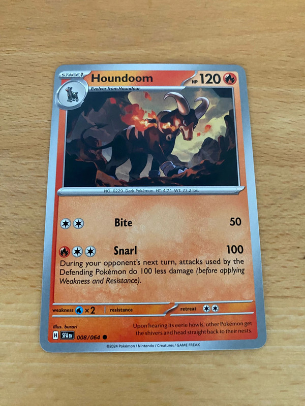 Houndoom #8 Pokemon Shrouded Fable
