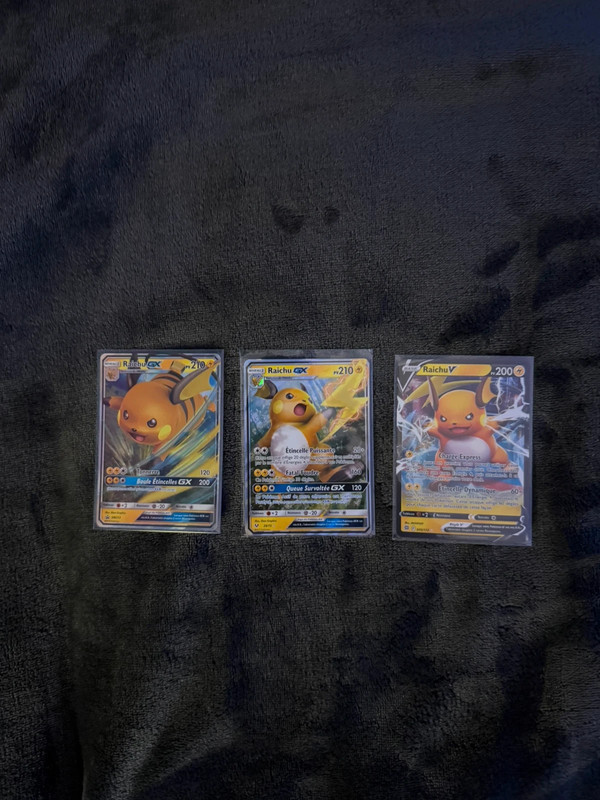 Lot Pokémon raichu