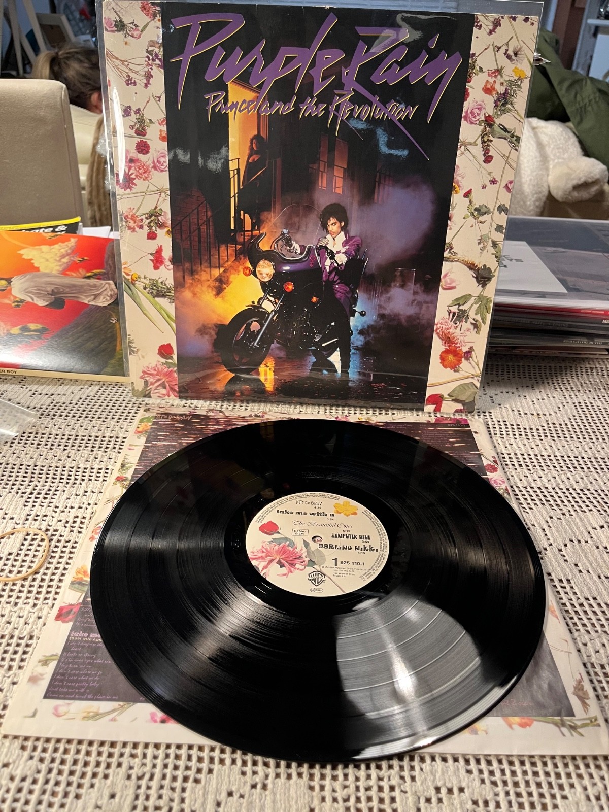 prince purple rain vinyl original 1984 pressing EX