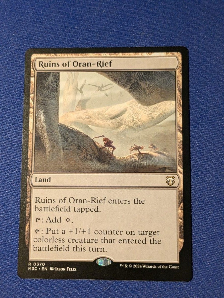 Ruins of Oran-Rief Modern Horizons 3 Commander #370 quasi nuovo MTG