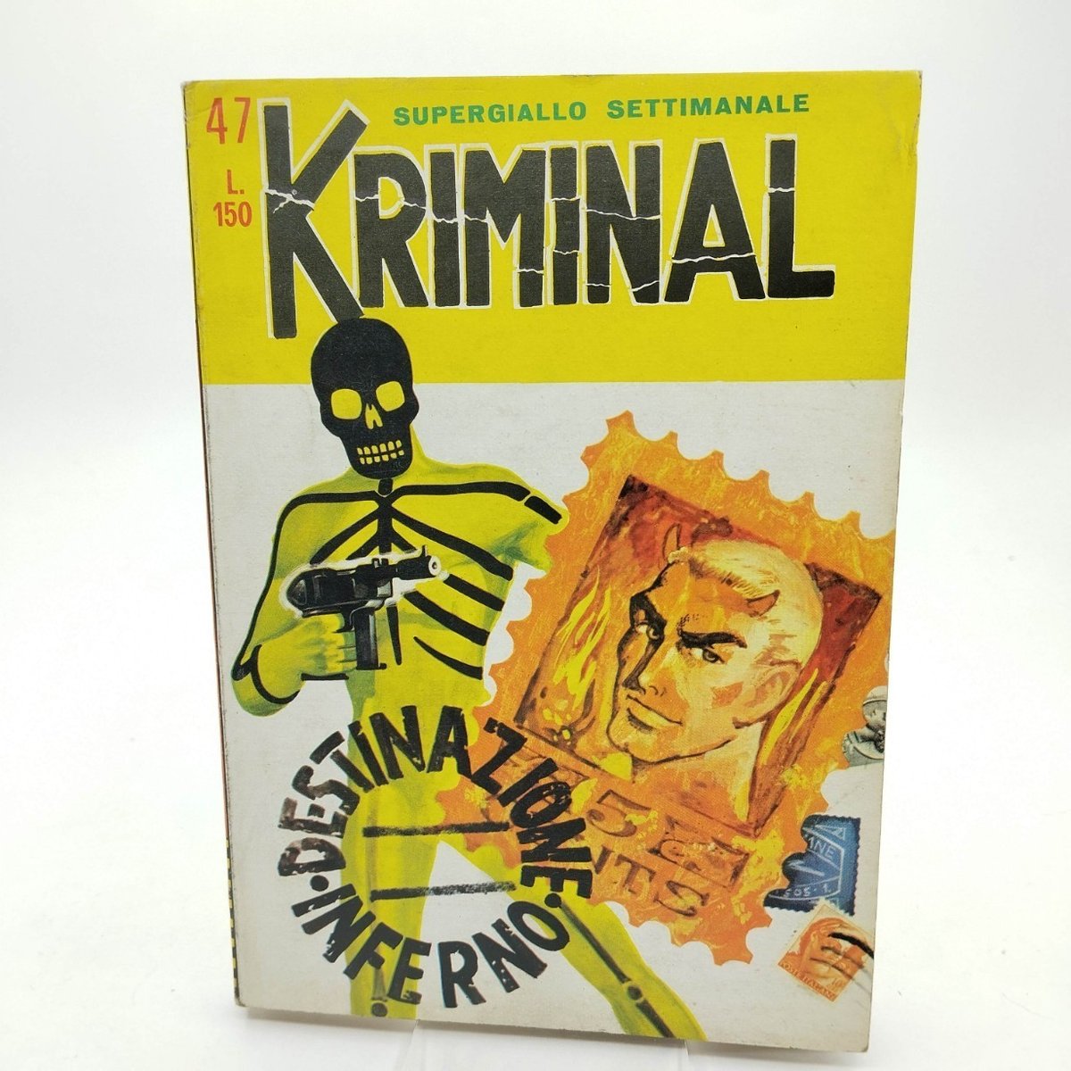 KRIMINAL N. 47  OTTIMO EDICOL A   AUT. 6636   ED. CORNO MAG. 1966  [UFF-32-47]