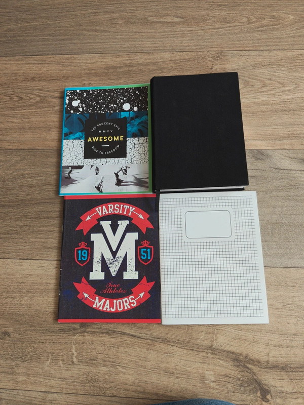 Schriften en notebook