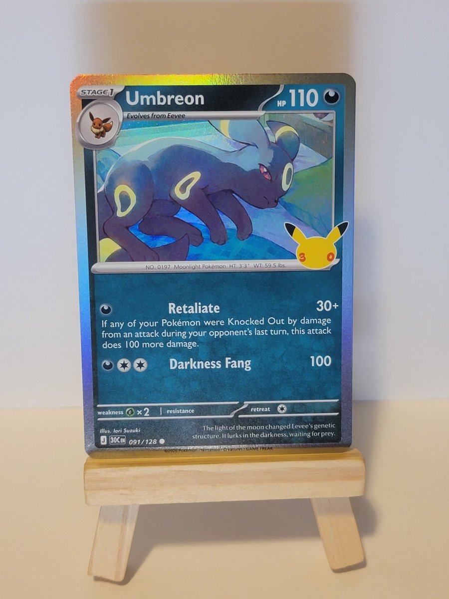 Umbreon 091/128 Me: 30th Celebration Holo