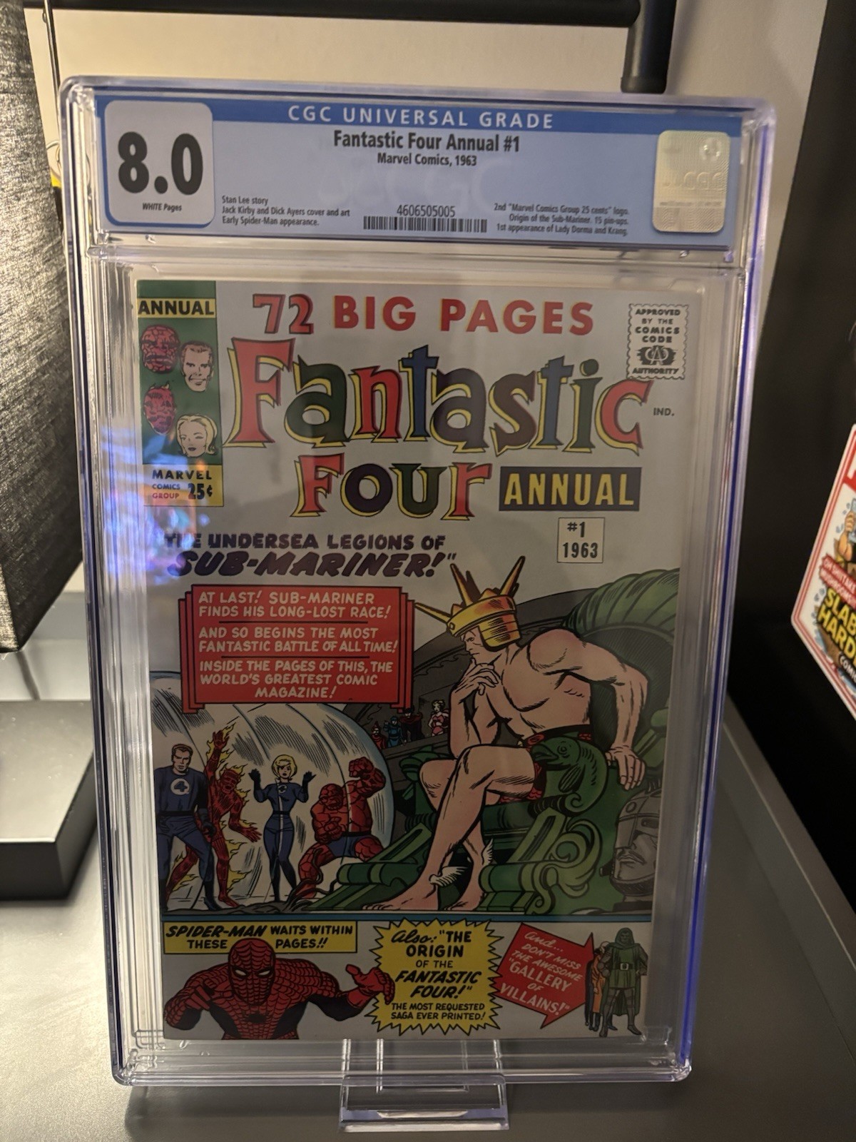 Fantastici Quattro Annuali #1 CGC 8.0 Pagine Bianche 🔥🔥🔥🔥