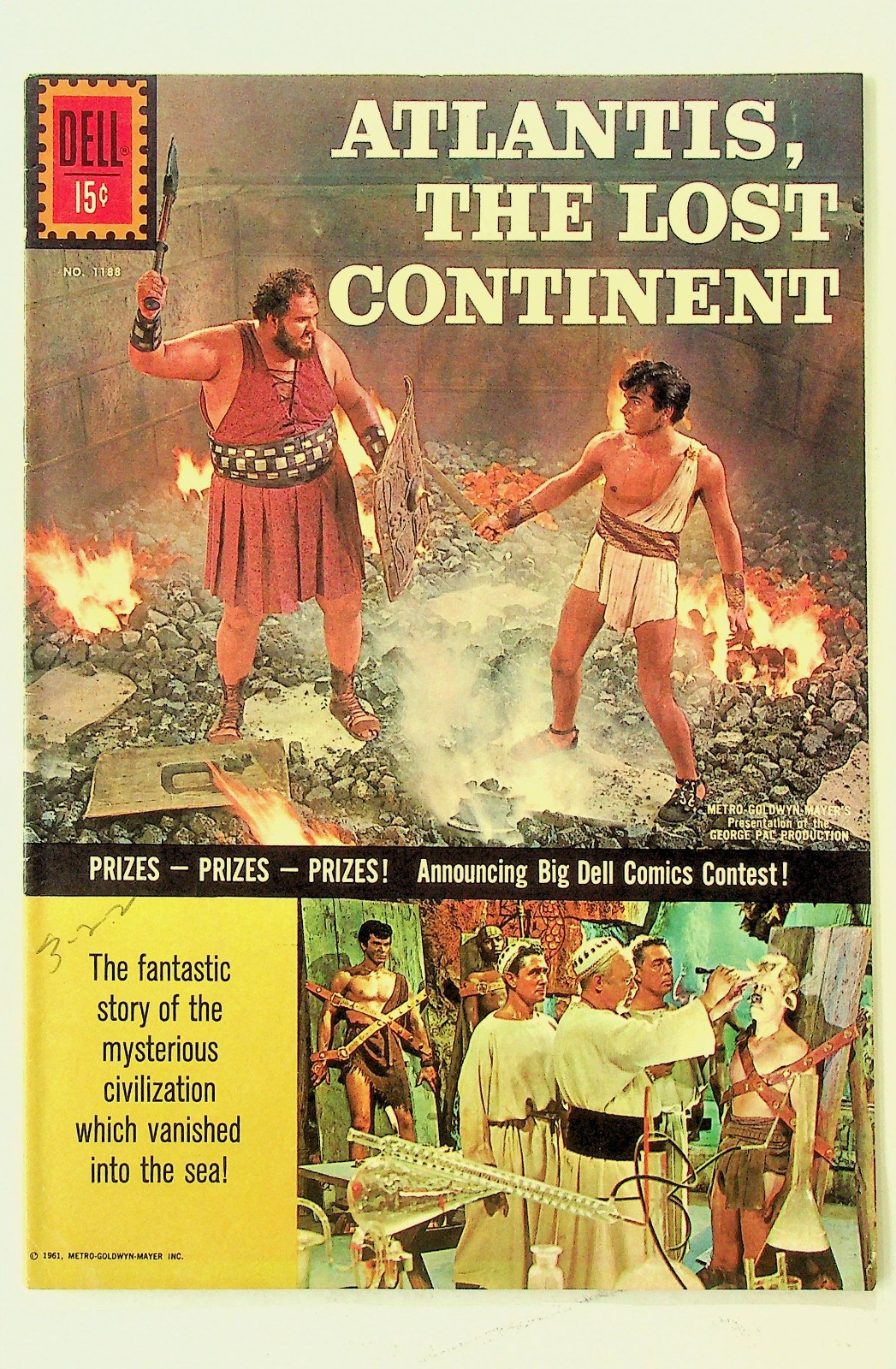Quattro colori #1188 - Atlantide, il continente perduto (1961, Dell) - Buono+