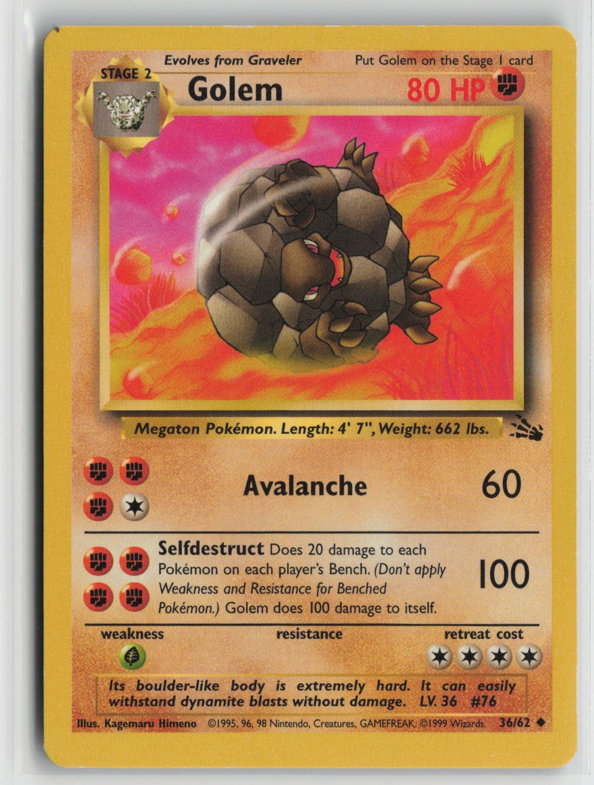 Golem Uncommon Unlimited FO 36/62 MP