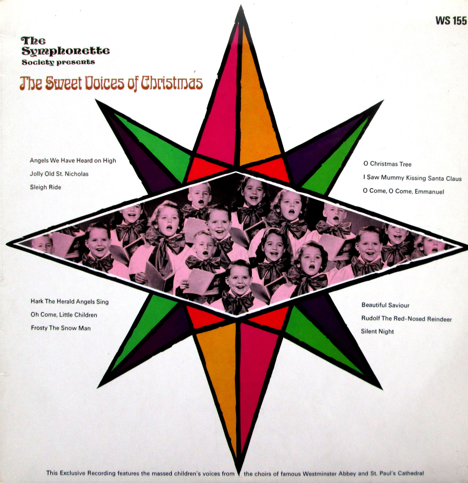 The Sweet Voices Of Christmas Massed Children's Voices Vinyl LP