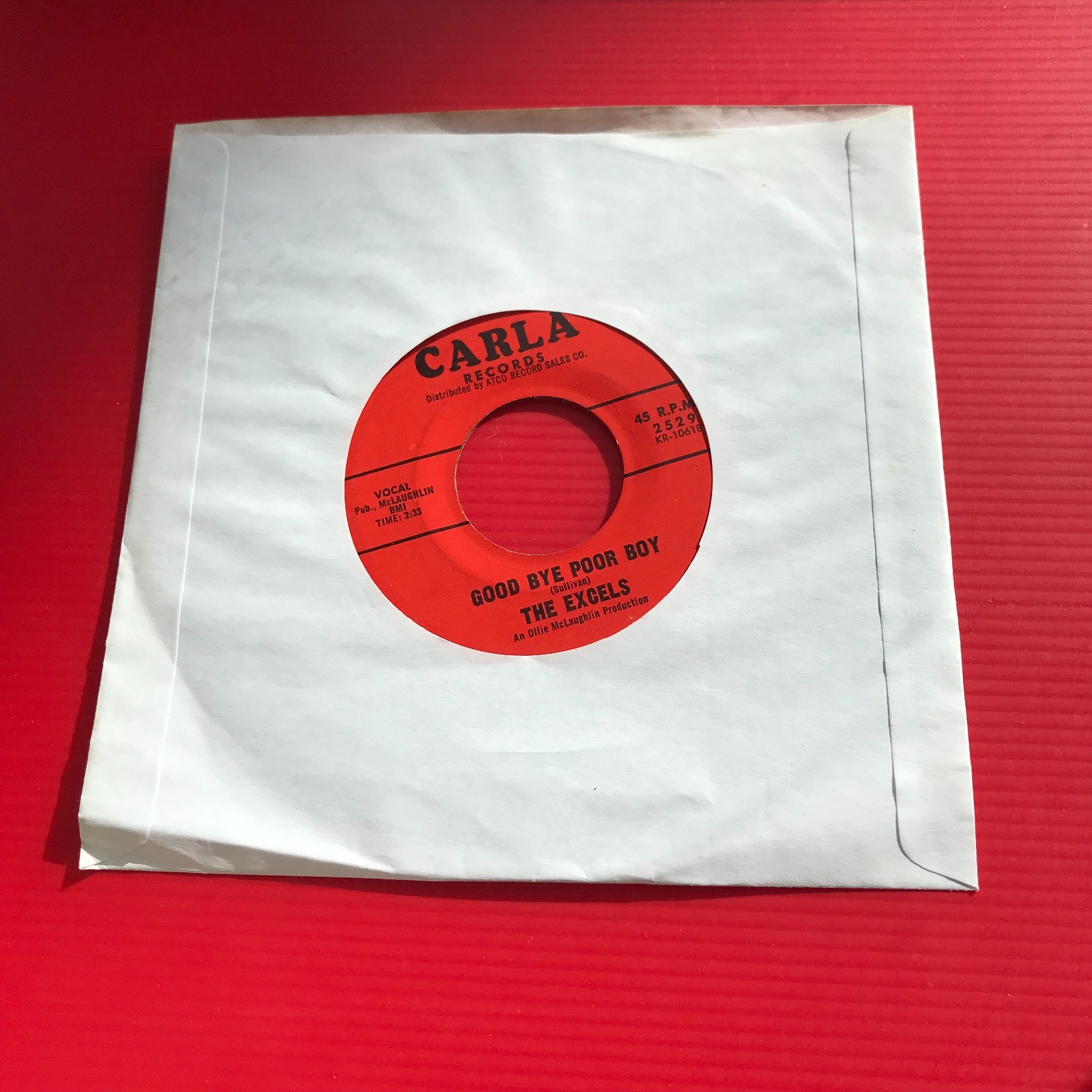 THE EXCELS Gonna Make You Mine, Girl 1966 USA 7" vinyl single Wigan Casino 45