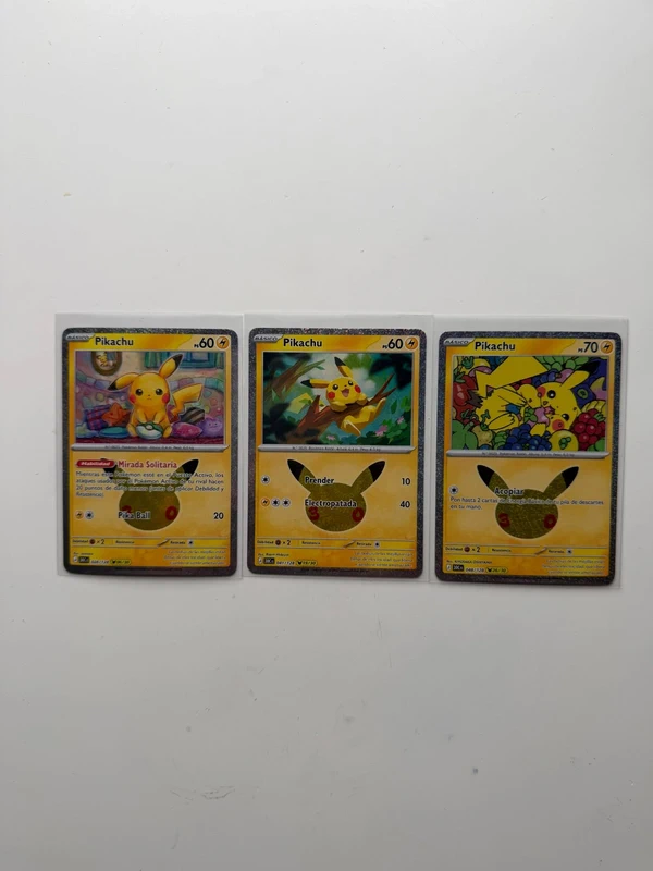 Lote Pikachus 30 Aniversario | 6, 19, 26
