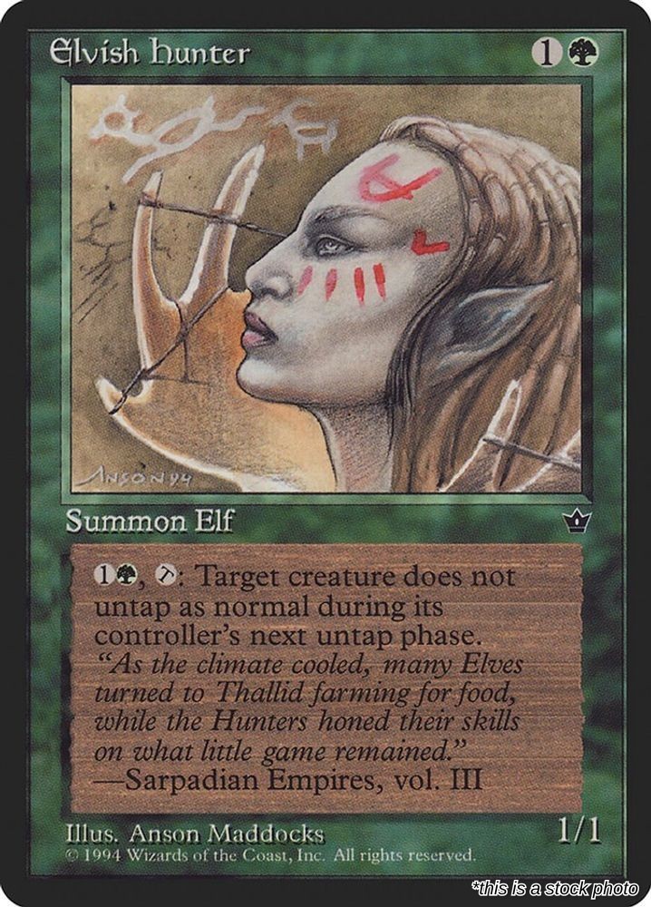Elvish Hunter (Maddocks) [FEM - ] - Moderately Played