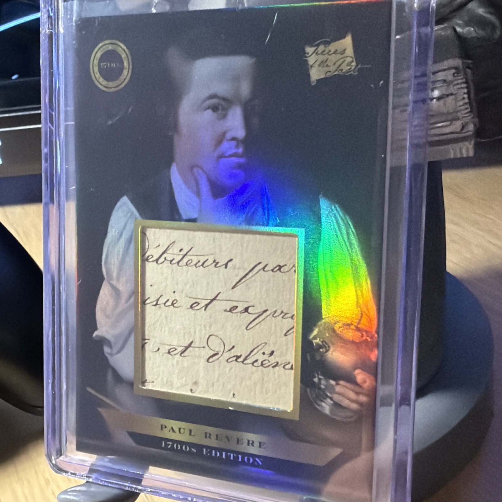 2024 Pezzi del Passato Edizione 1700 Paul Revere #241 Reliquia Scritta a Mano