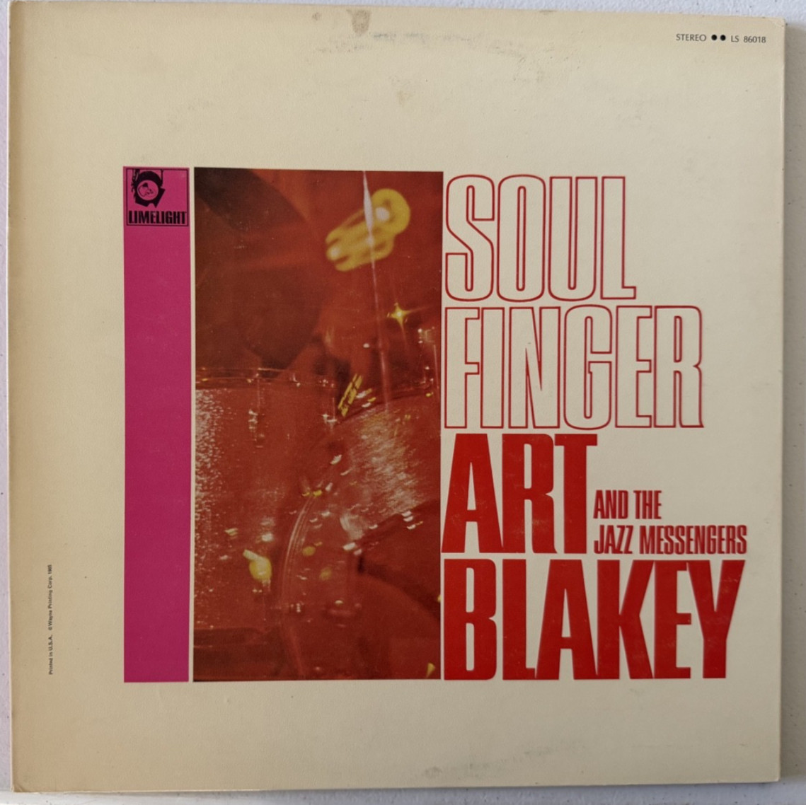 Art Blakey and the Jazz Messengers - Soul Finger LP - Super Clean Vinyl
