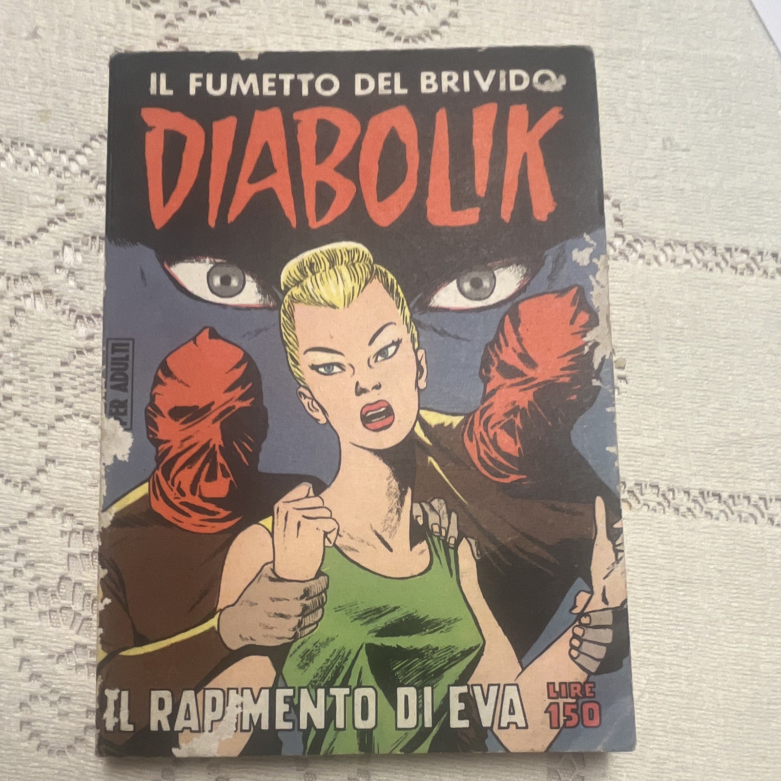Astorina Diabolik Fumetto N. 21 1964 Il rapimento di Eva