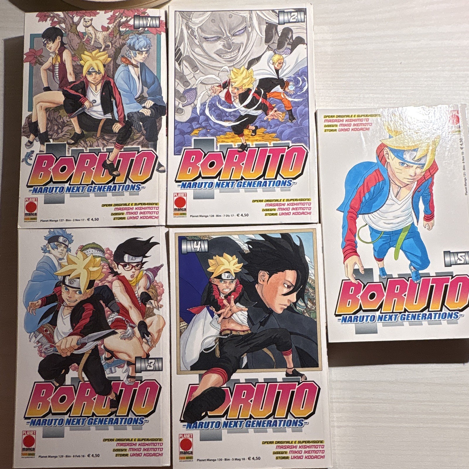 Planet Manga Boruto: Naruto Next Generations Volumi 1-5 Manga Italiano