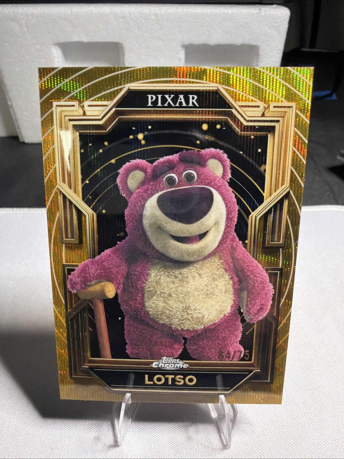 2025 Topps Pixar Gold Lotso #52 64/75 Toy Story Ssp Villain