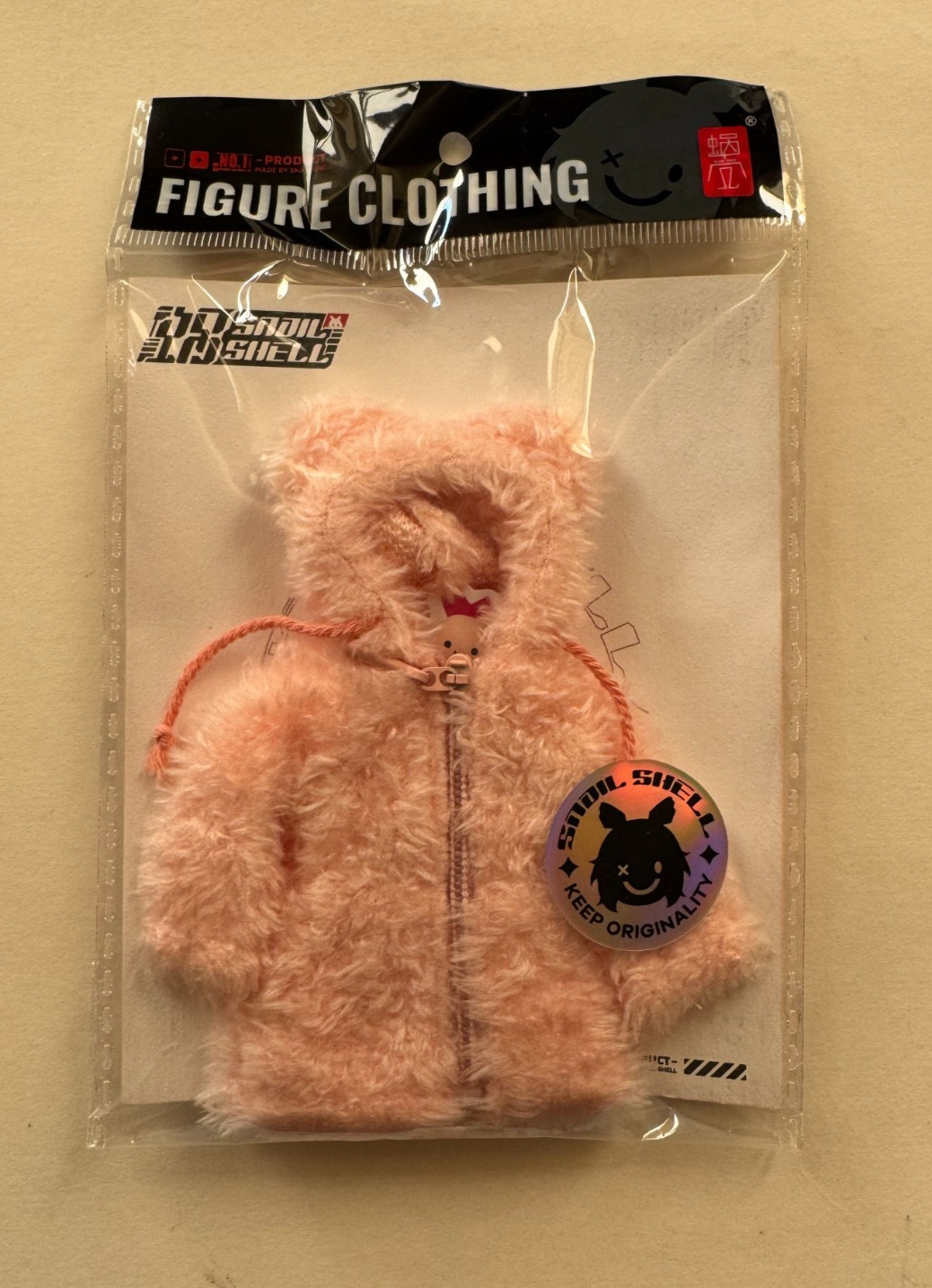 Costume conchiglia di lumaca cappotto orsacchiotto (ver.) rosa chiaro