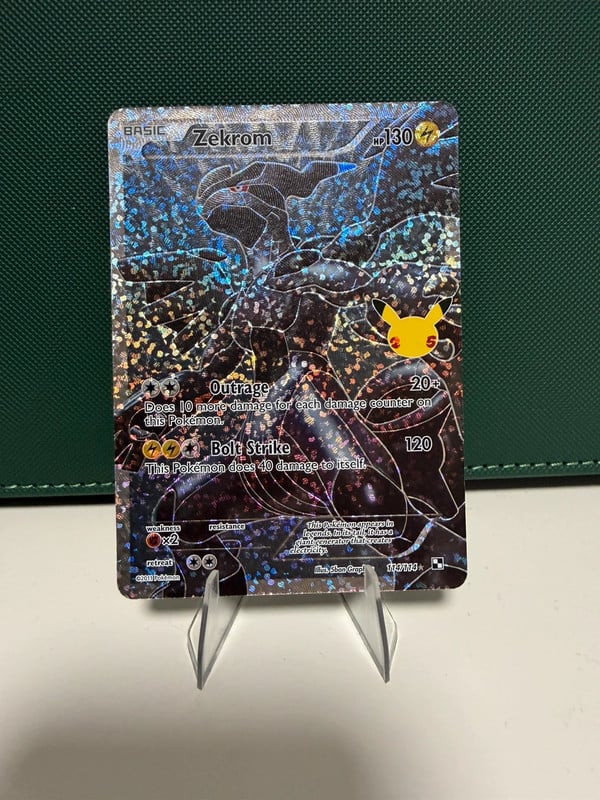 Zekrom Full Art #114/114 - Celebrations: Classic Collection - Engels (NM)