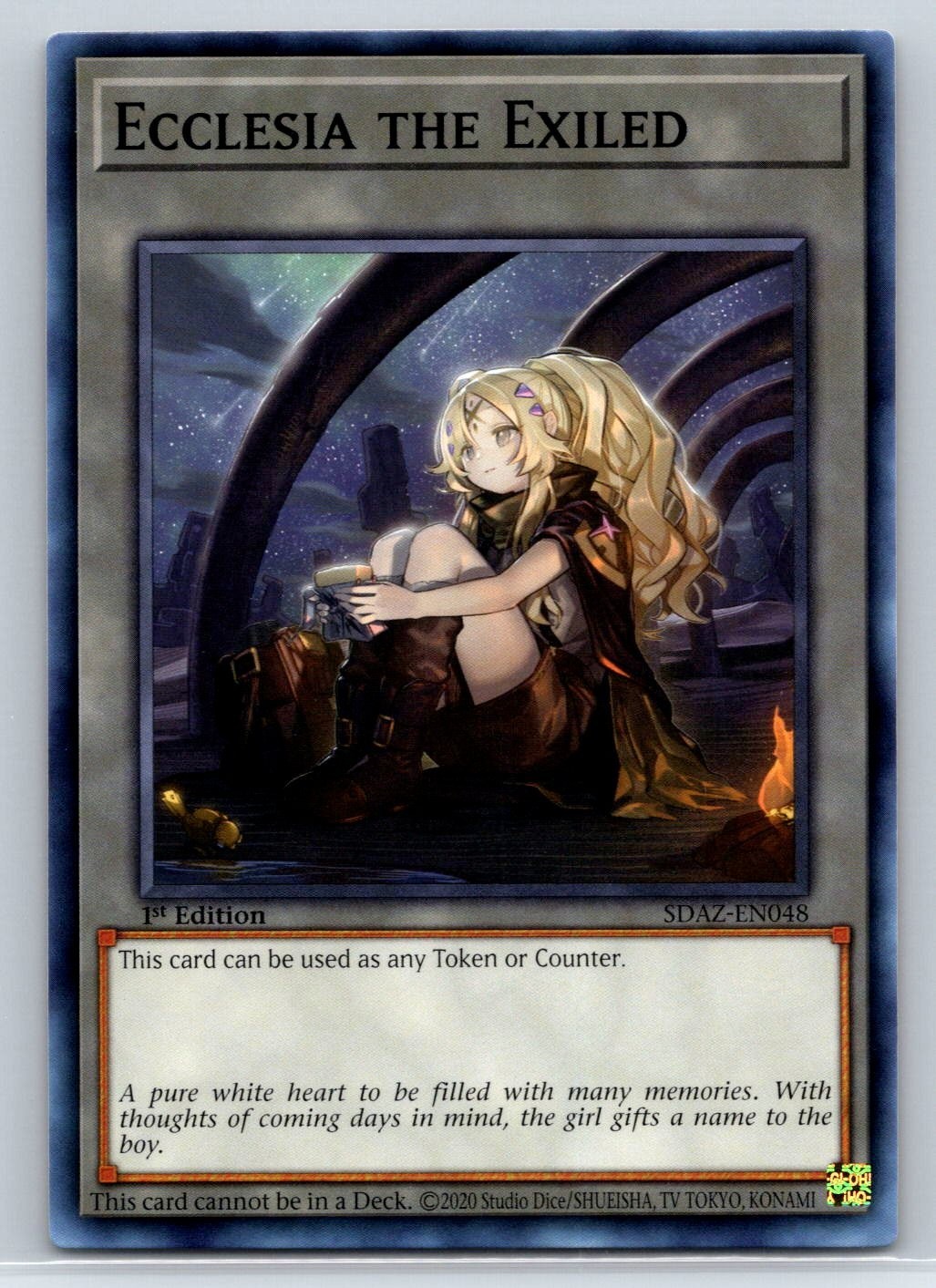 Yu-Gi-Oh! Ecclesia l'esiliato SDAZ-EN048 comune 1a edizione quasi nuovo