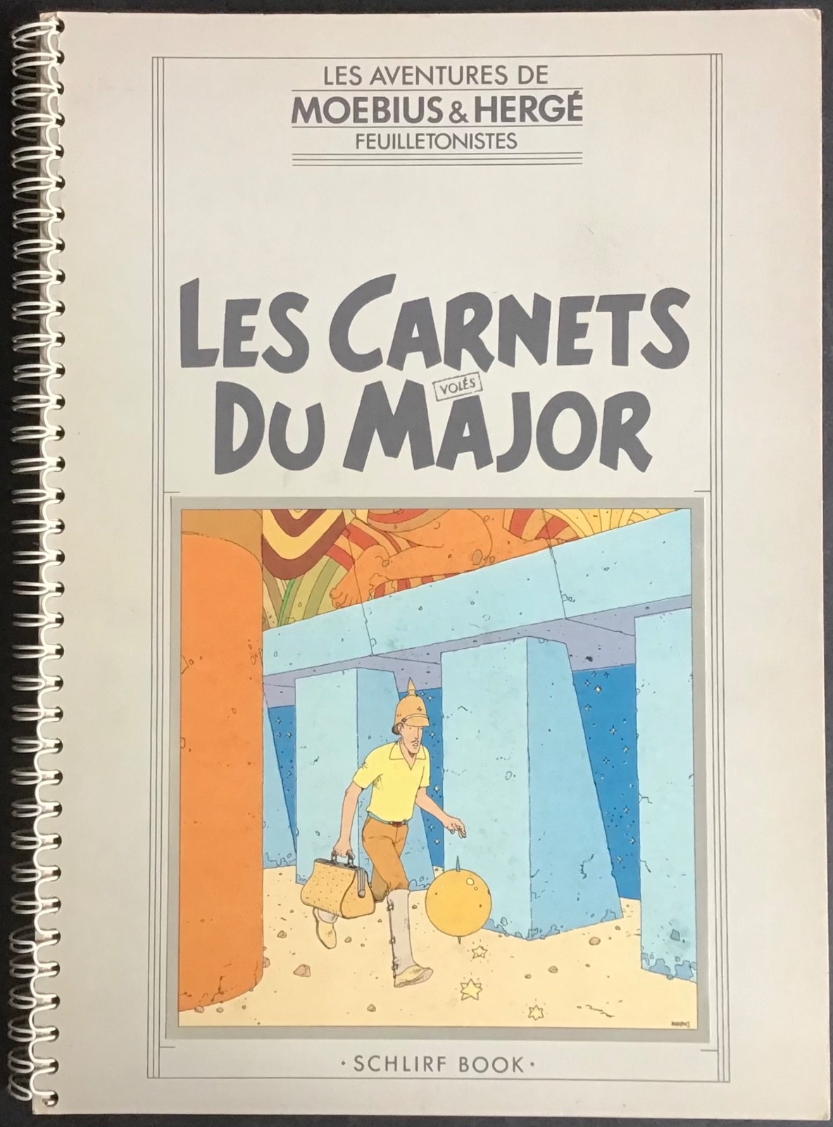 LES CARNETS VOLÉS DU MAJOR Moebius Schlirf Book 1350 ex. n&s 1983 Très bon état
