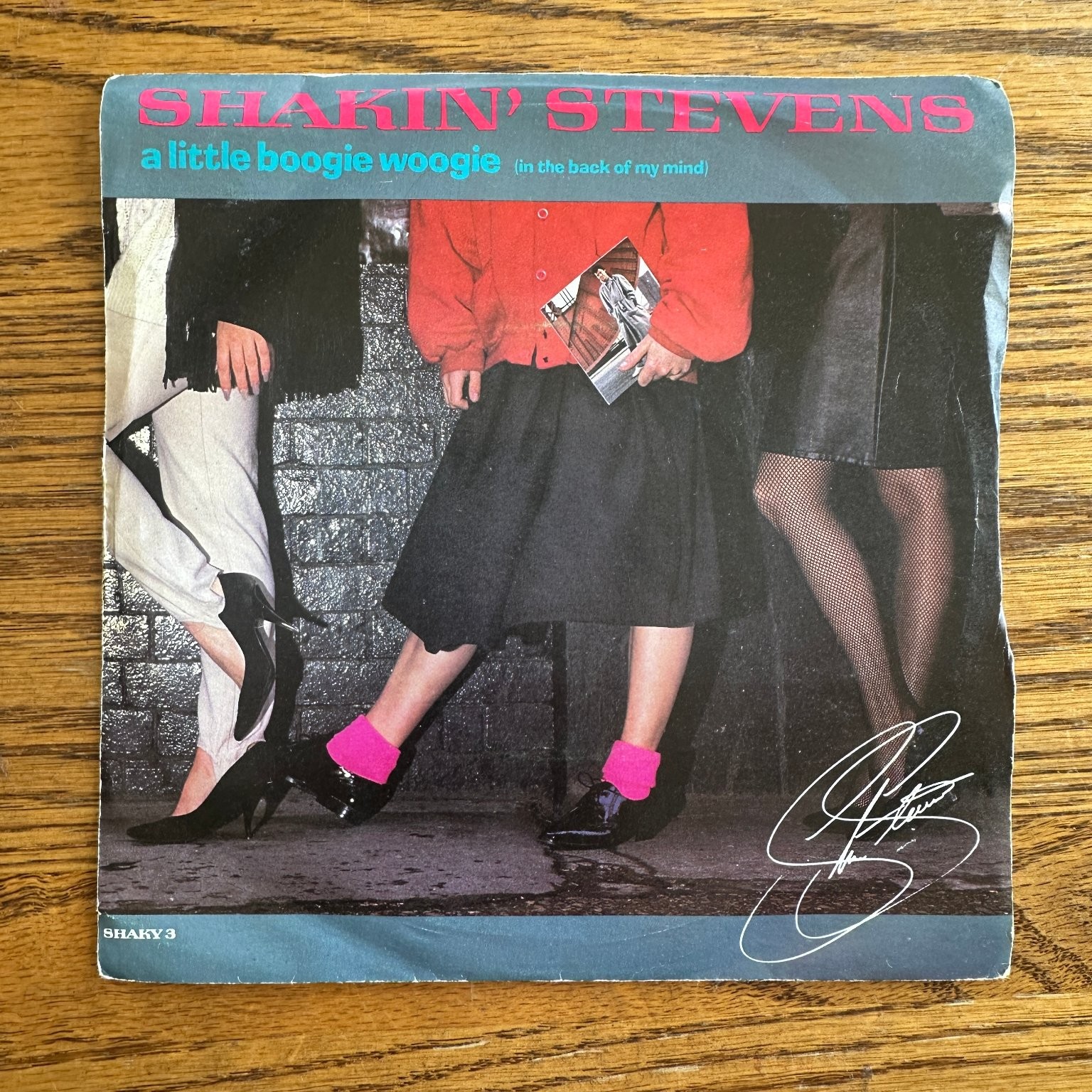 Shakin' Stevens – A Little Boogie Woogie 7" Single 1986 CBS Rock & Roll Pop 45
