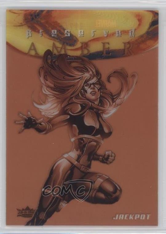 2017 Fleer Ultra Marvel Spider-Man Ambra Conservata Bianco e Nero Jackpot 1hq