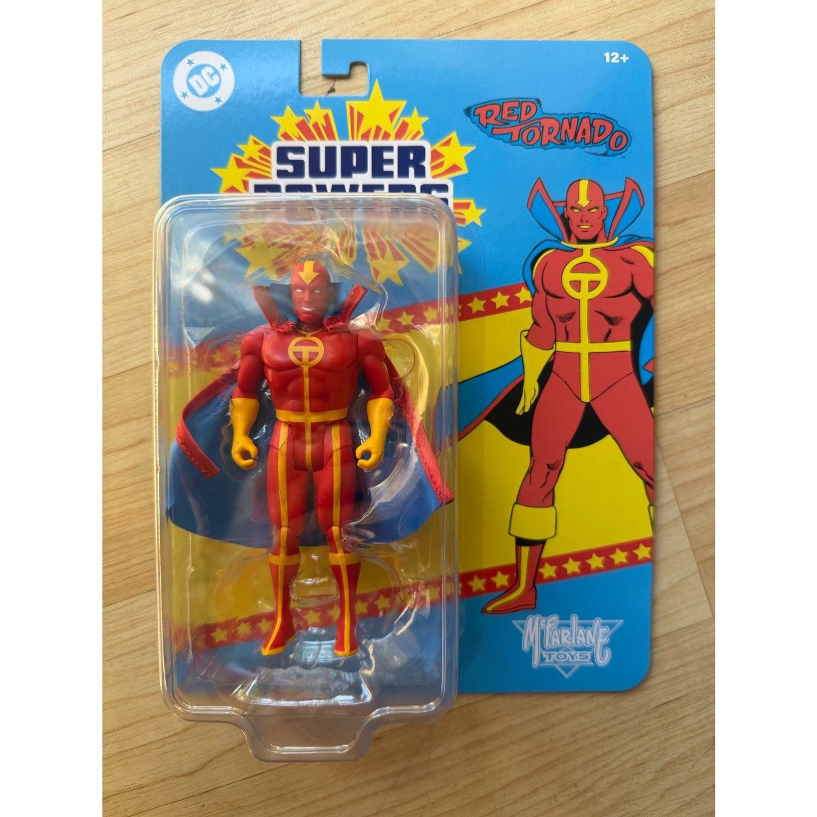 Modellino esclusivo McFarlane DC Super Powers Red Tornado Wave 15 5" nuovo