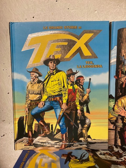 COLLANA COMPLETA 40 VOLUMI LE GRANDI STORIE DI TEX LA BIBLIOTECA DI REPUBBLICA