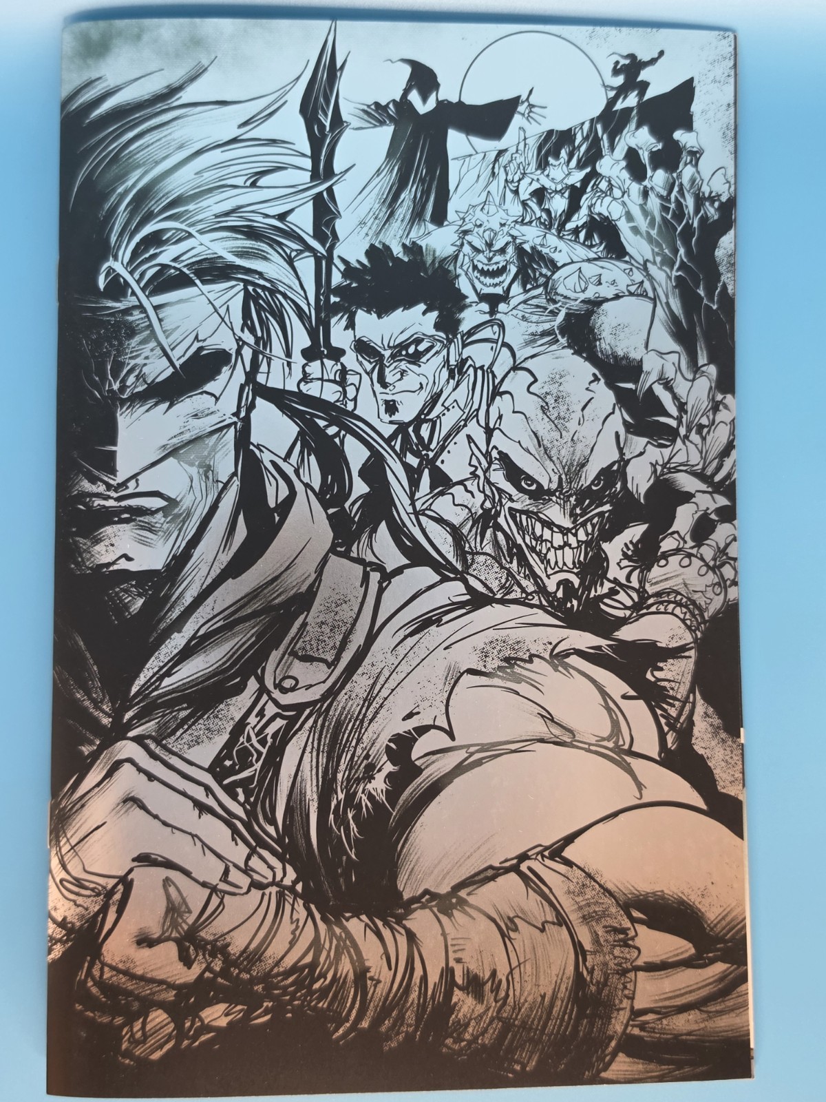 FINAL BOSS #6 CVR F, 1:100 TYLER KIRKHAM VARIANTE LAMINA OPACA QUASI NUOVO-