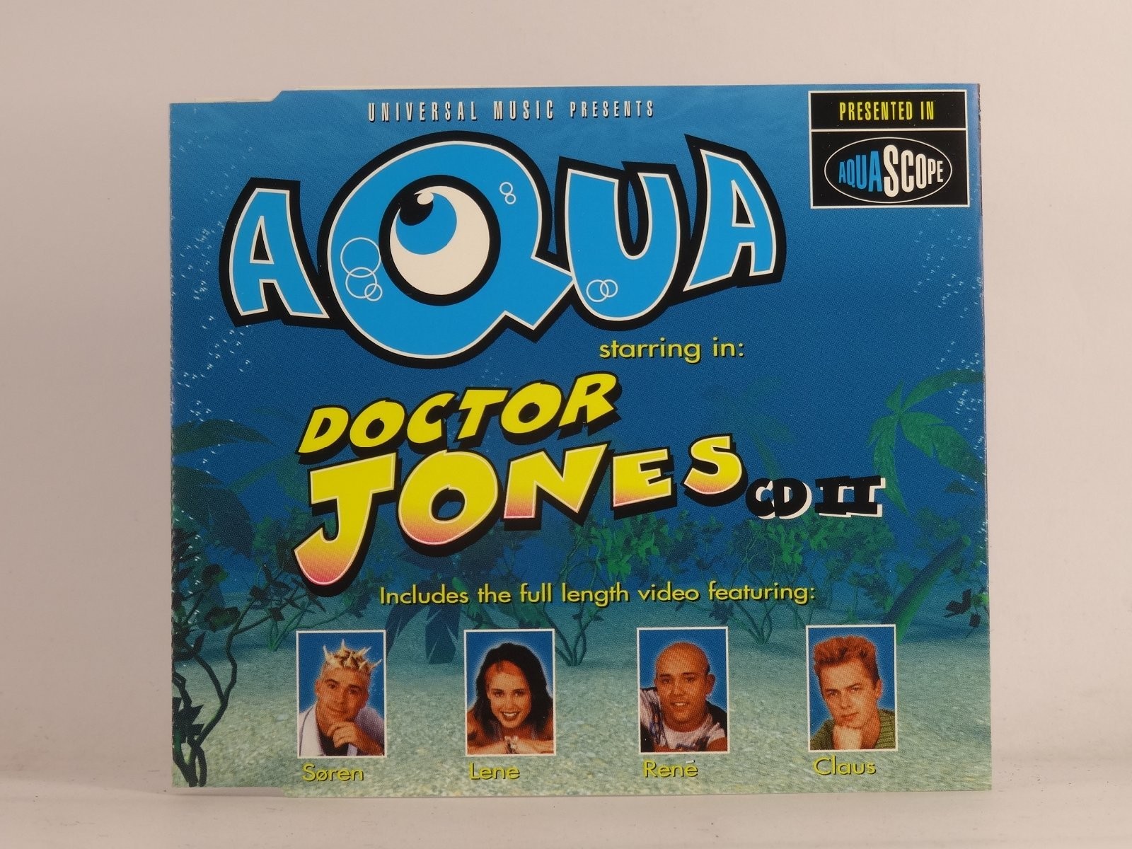AQUA DOCTOR JONES (CD 2) (D64) 4 Track CD Single including Picture Sleeve UNIVER