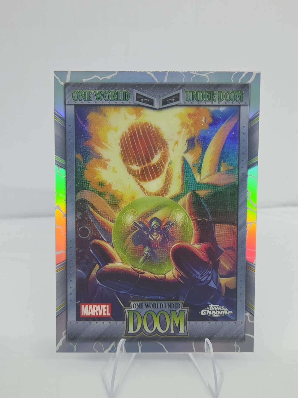 2026 Topps Chrome Marvel Comics One World Under Doom OW-15 One World Under Doom