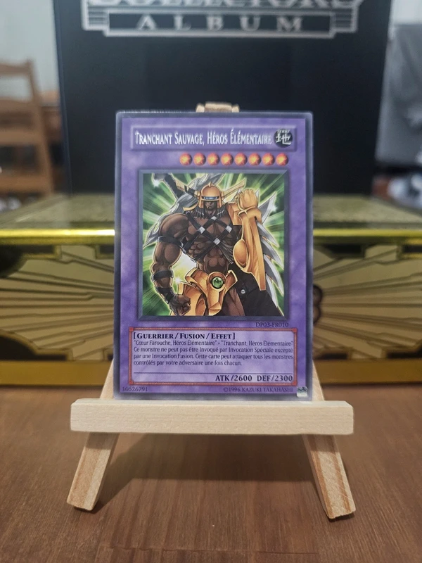 Carte monstre fusion yu-gi-oh #heros#vintage
