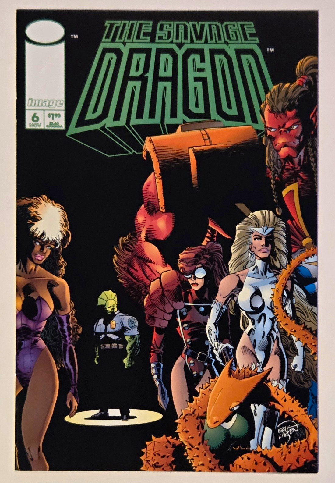 The Savage Dragon #6 (Nov 1993, Image Comics) Erik Larsen Freak Force VF