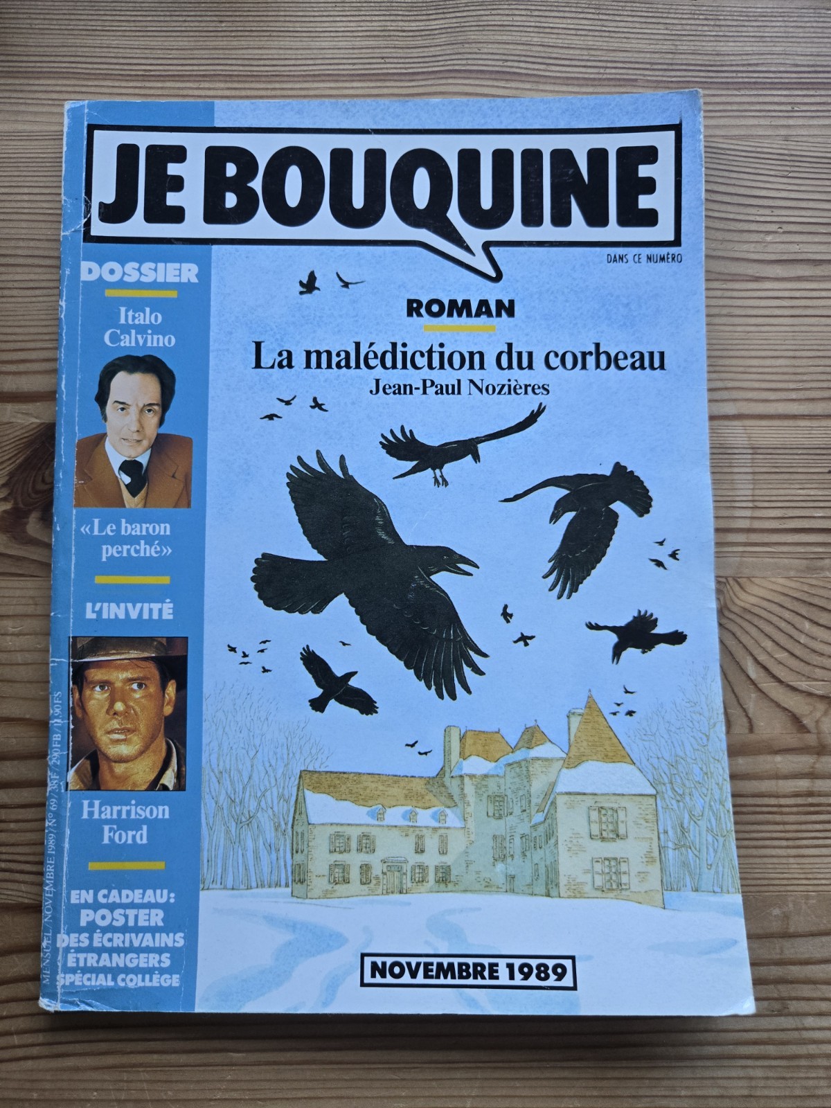 REVUE JE BOUQUINE N°69 novembre 1989  