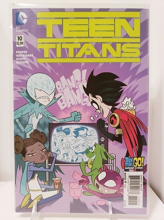 21447: DC COMICS TEEN TITANS #10 grado quasi nuovo