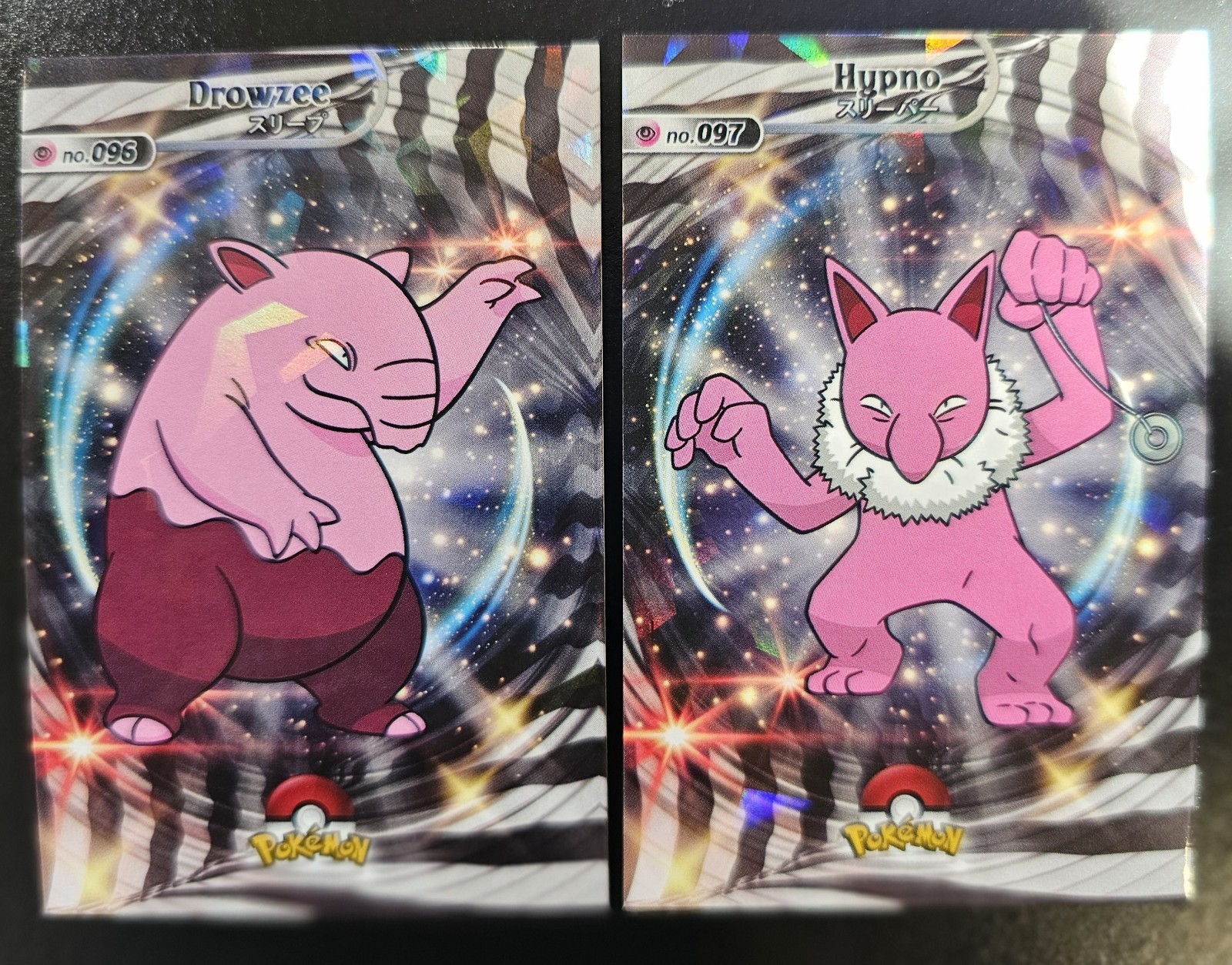DROWZEE X HYPNO - DATABASE CARTE POKEMON SHINY KANTO CCG
