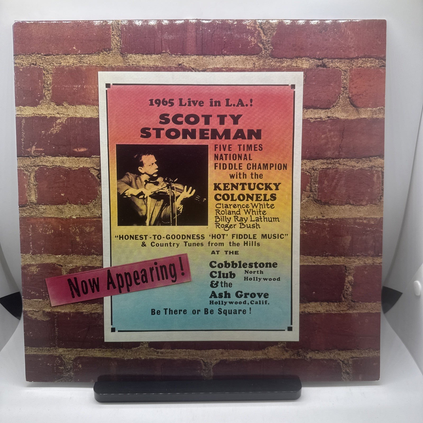 Scotty Stoneman Live In LA With The Kentucky Colonels LP Vinyl Record VG++
