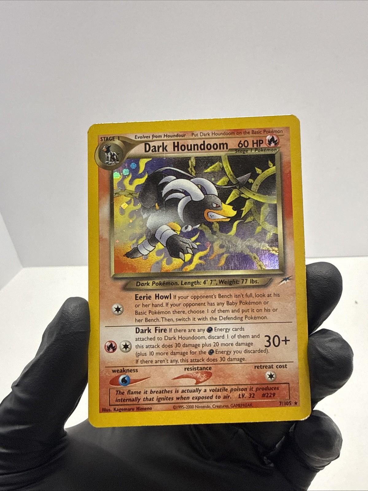 Dark Houndoom HOLO 6/109 Team Rocket Returns Rare Regular 2004 English 60 HP