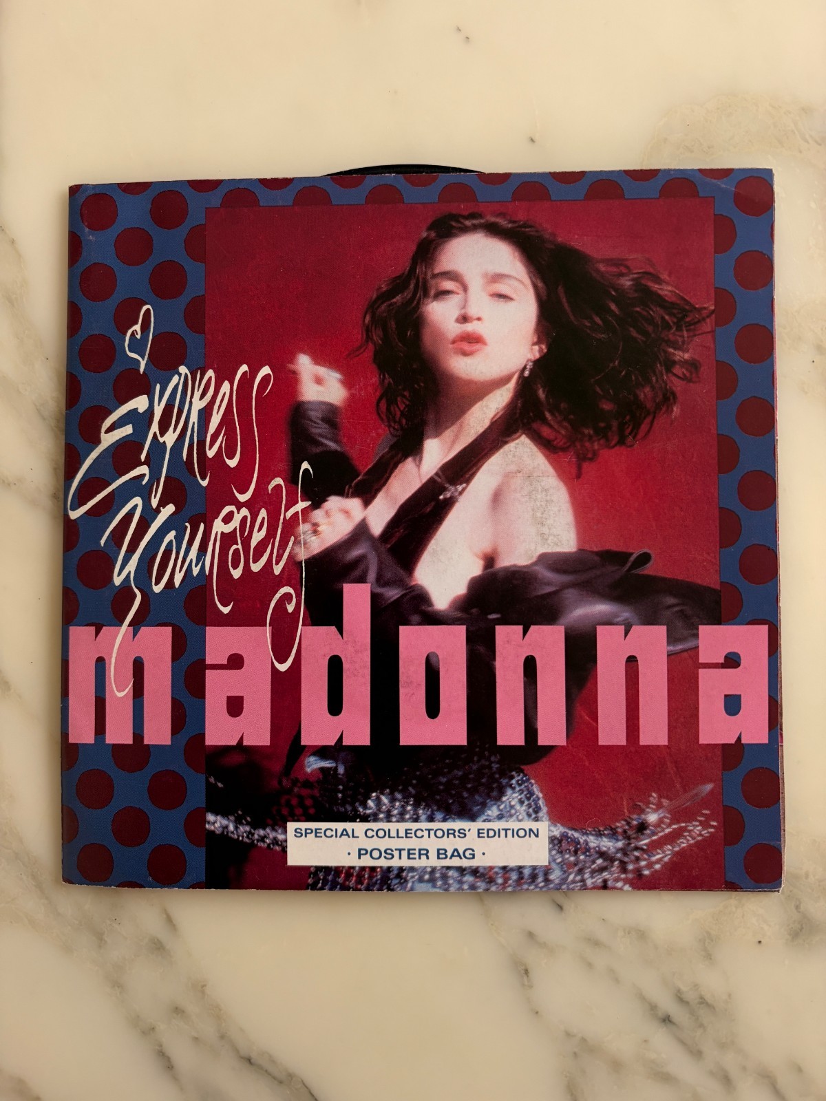 Madonna Express Yourself UK 7"  Special Collector’s Poster Bag 1989