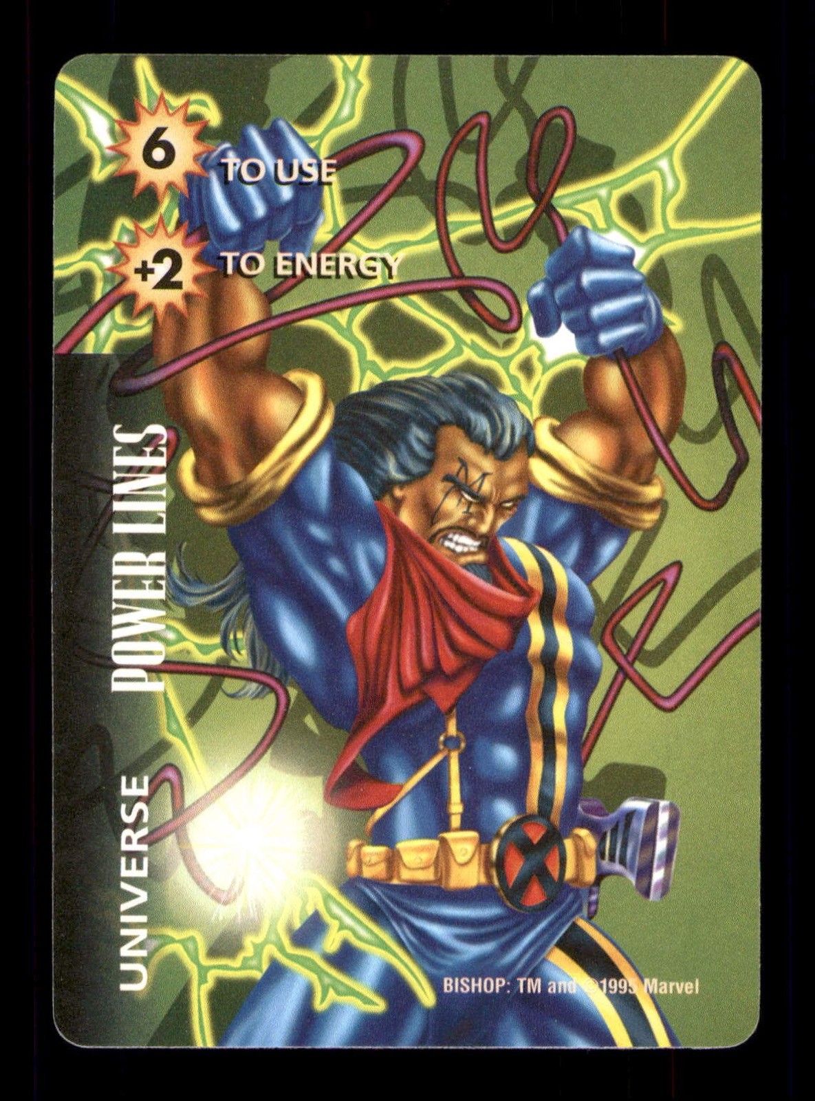 Bishop Marvel Over Power Universe Power Lines TCG CCG 1995
