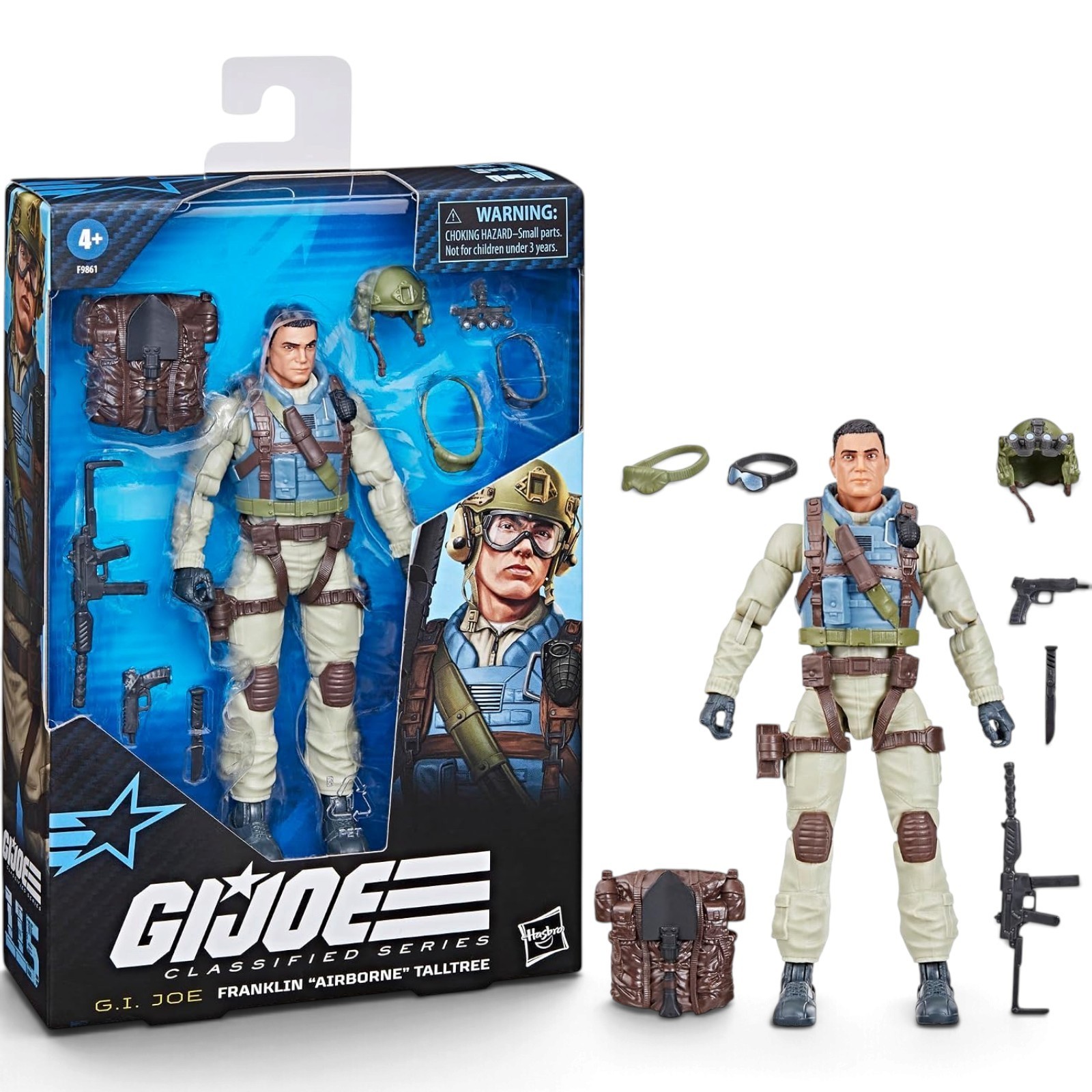 Hasbro G.I. Joe Classified Series Franklin Airborne Talltree 6" Action Figure
