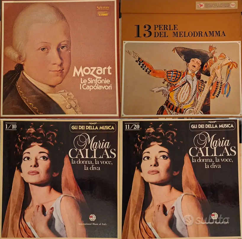 410 Vinili Opera Lirica Folk Popolare Pop Classica