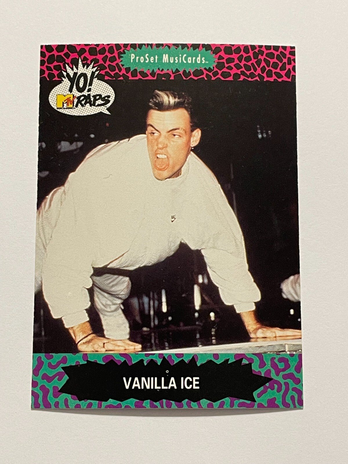 1991 Pro Set MusiCards Yo! MTV Raps #89 - Ghiaccio alla vaniglia
