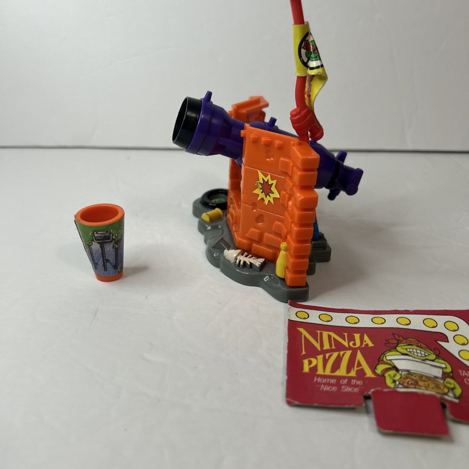 Oozey Ooze Cannon TMNT Teenage Mutant Ninja Turtles 1990 Playmates Mini Playset