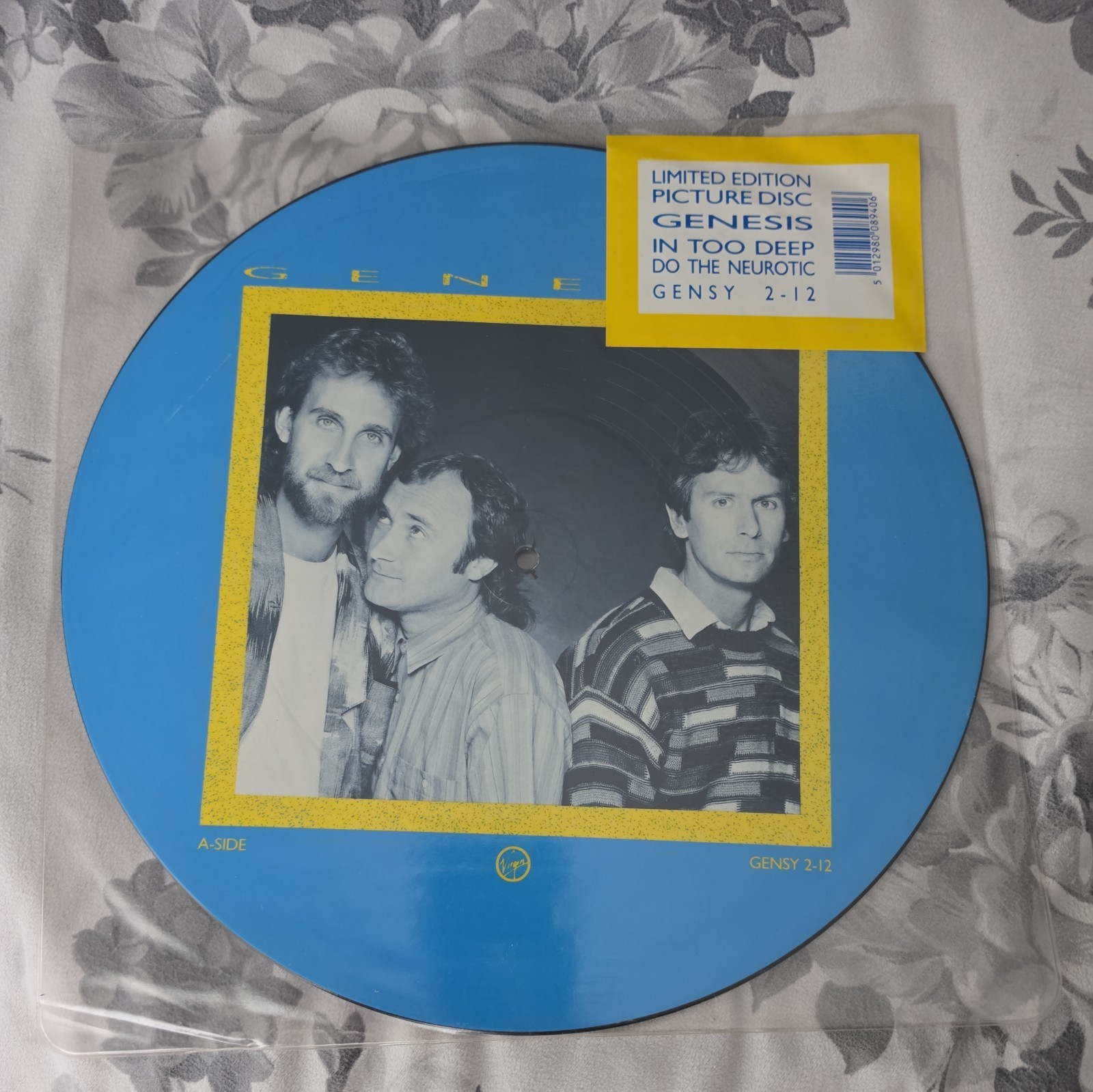Genesis - In Too Deep / Do The Neurotic 12"  Vinyl Single Picture Disc Virgin 