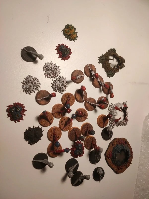 Spores et décorations Tyranides Warhammer 40k