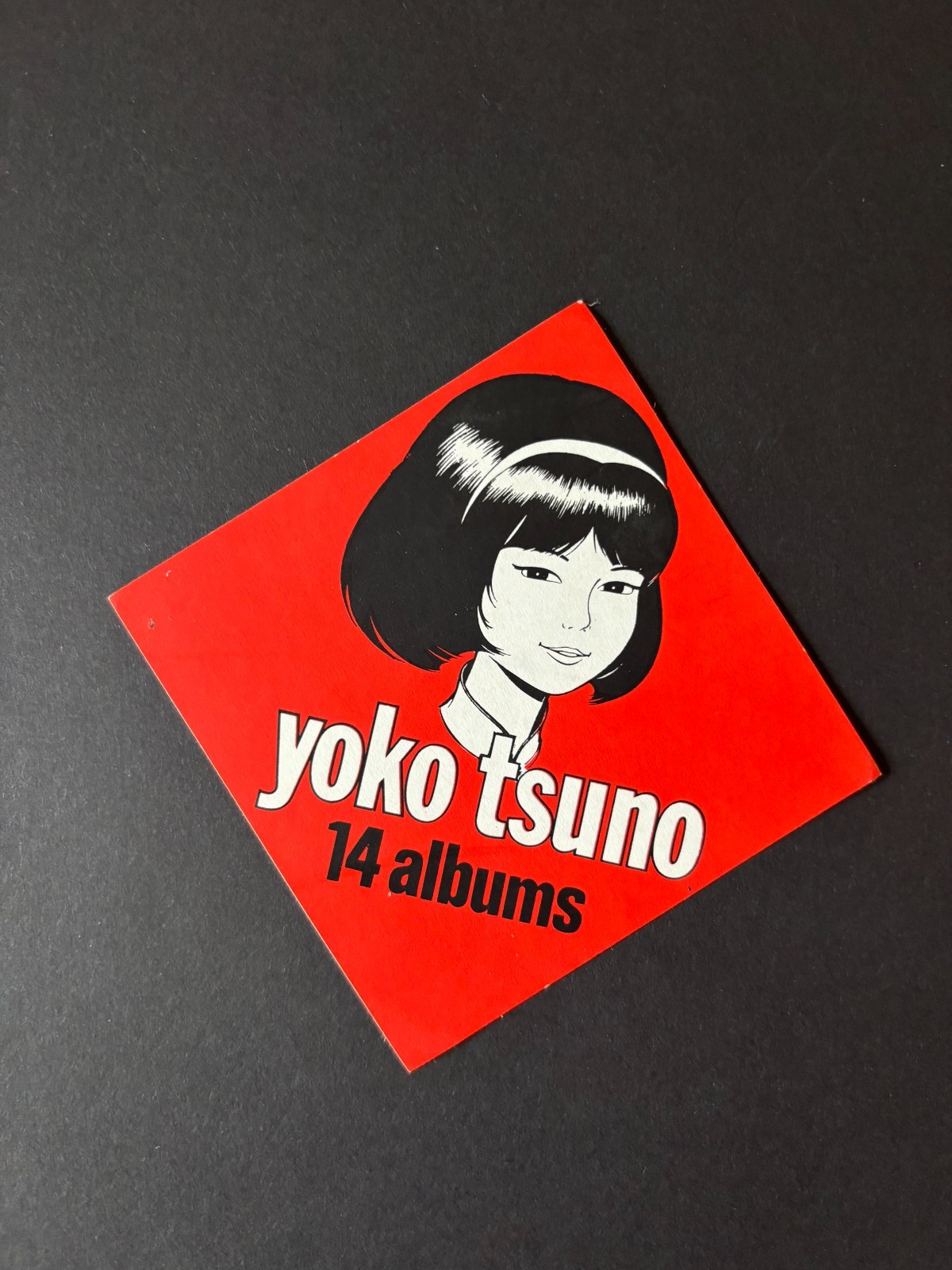 LELOUP  AUTOCOLLANT YOKO TSUNO  DUPUIS ETAT NEUF