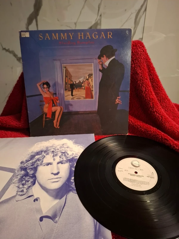 Sammy Hagar - Standing Hampton (1981, originele Geffen persing met binnenhoes!)