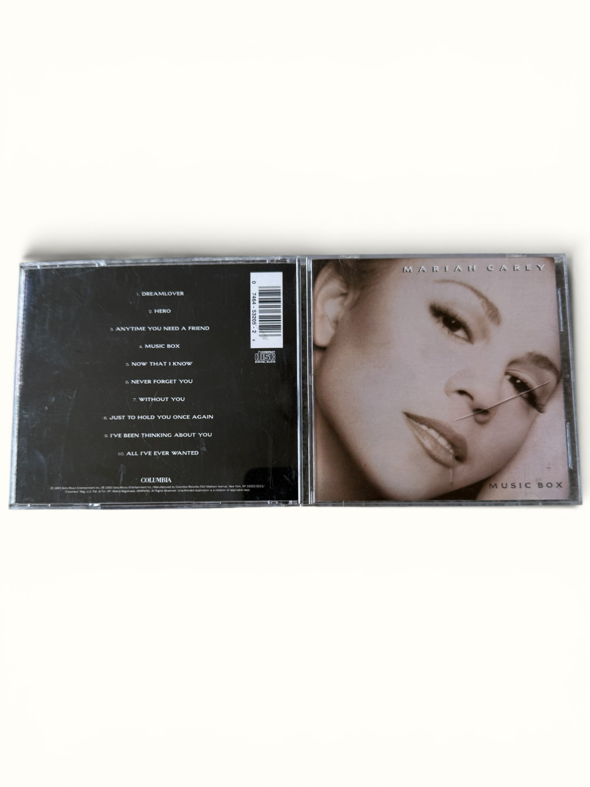 Music Box by Mariah Carey (CD, Aug-1993, Very Good)