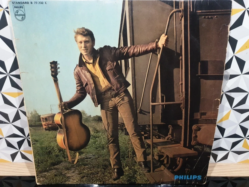 Vinyle 33T Johnny Hallyday N°8 - Hallelujah - Philips B77 732 L